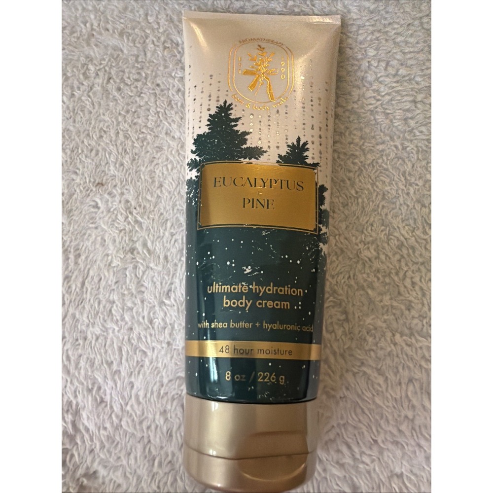 Bath Body Works EUCALYPTUS PINE Ultimate Hydration Body Cream Lotion 8 oz